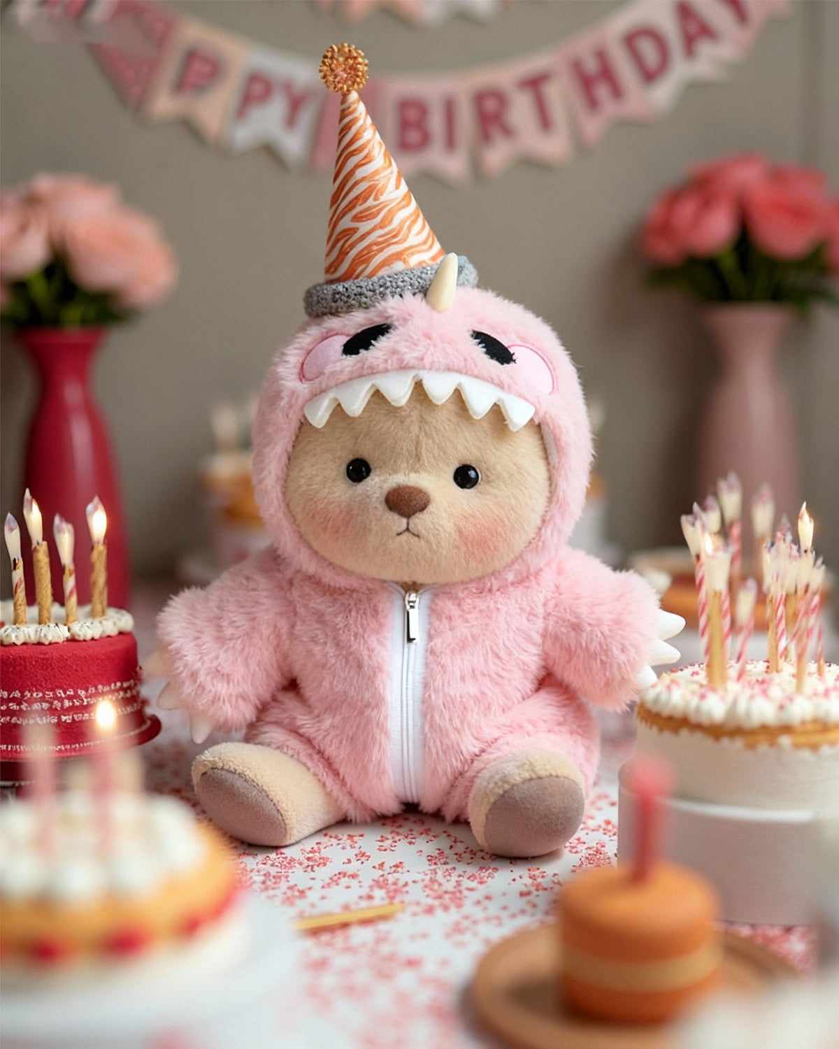 Osito en Pijama de Dinosaurio