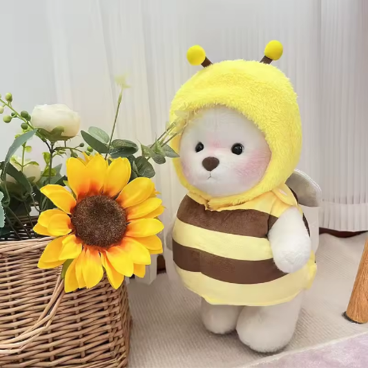Osito Abeja de Cuddle Paws | Juguete articulado hecho a mano