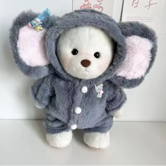 Osito Elefante de Cuddle Paws | Juguete articulado hecho a mano