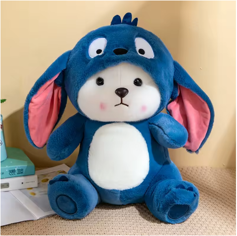 Osito Stich de Cuddle Paws | Juguete articulado hecho a mano